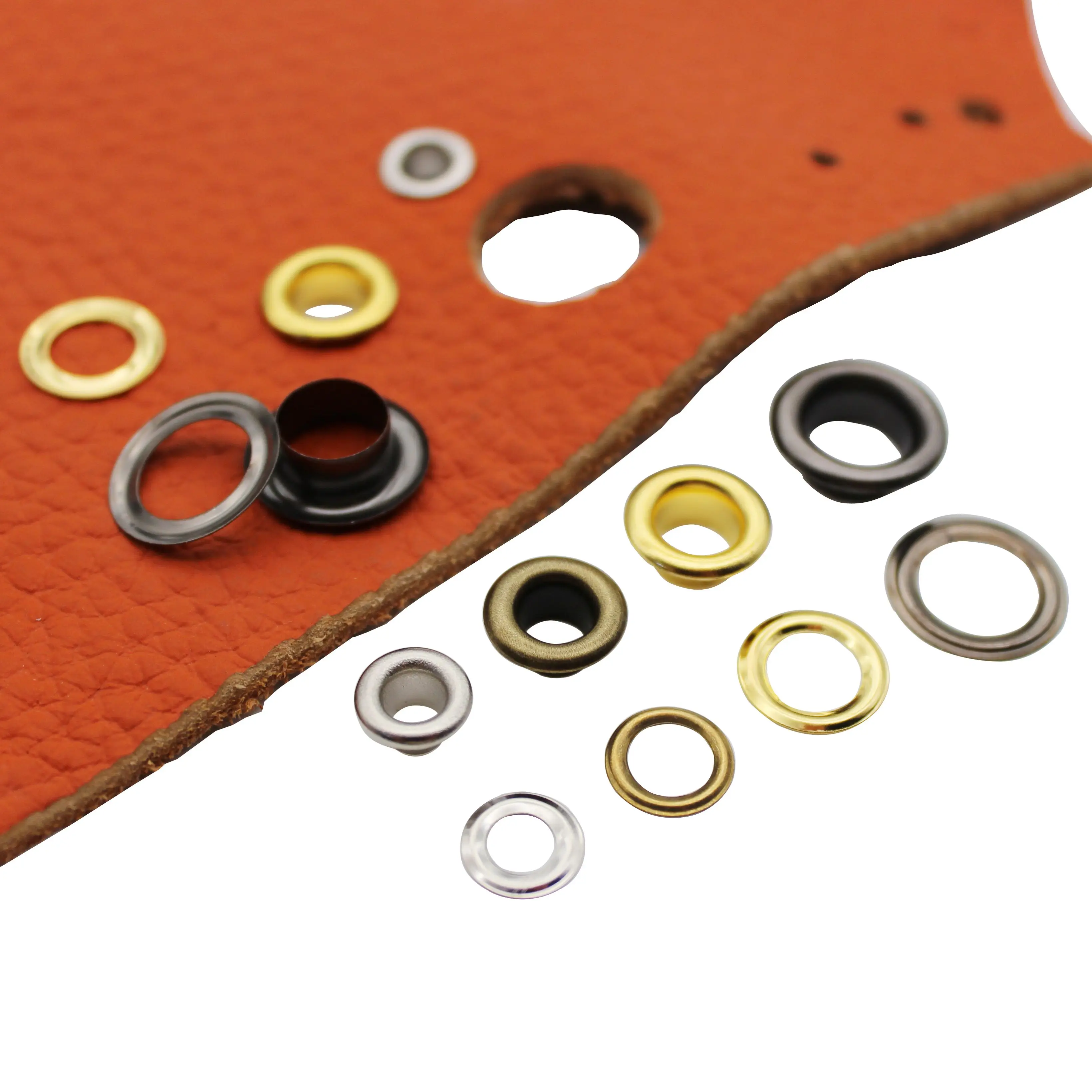 1000 Sets Eyelet With Washer Leather Craft Repair Grommet 3mm 4mm 5mm 6mm 8mm 10mm 12mm 14mm 17mm 20mm