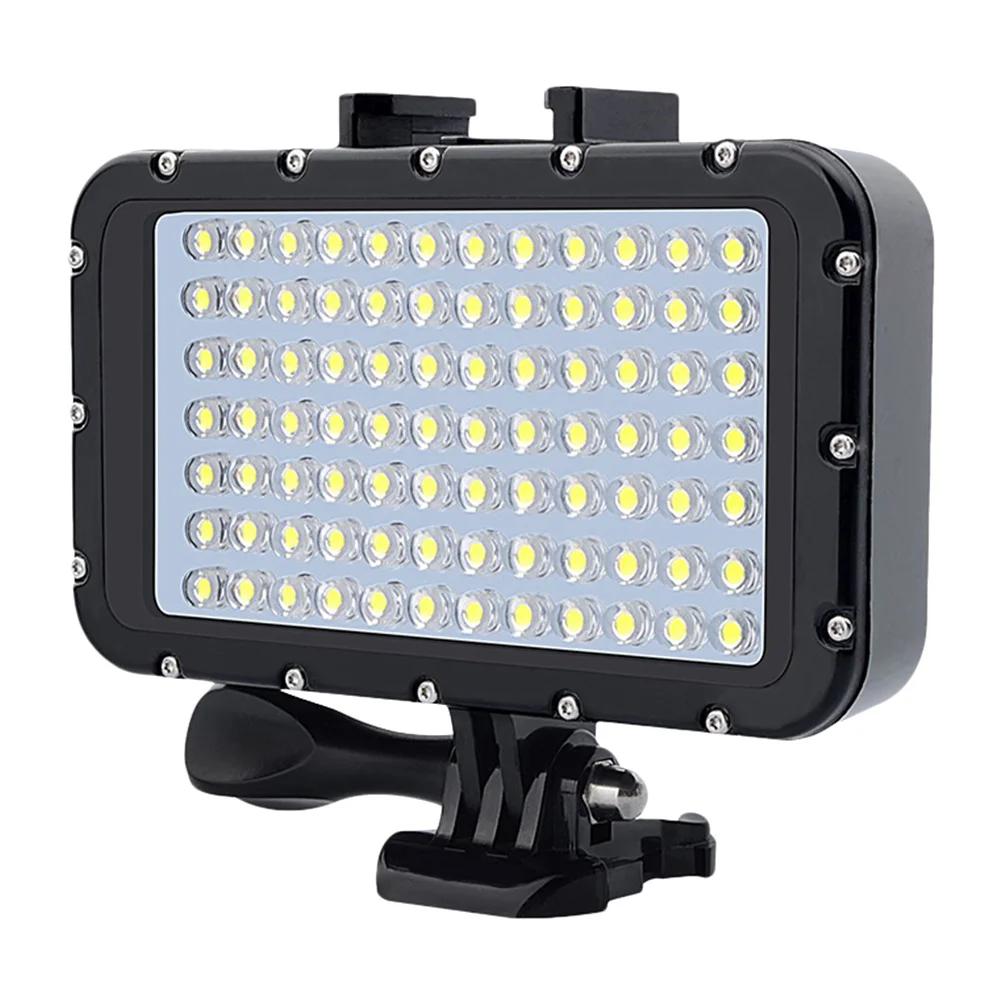 

Waterproof Rechargeable Underwater LED Light High Brightness 5000lm 84 LED Diving Camera Video Light 50m Depth for