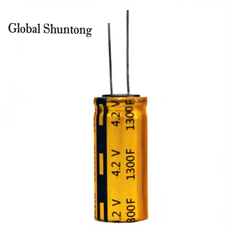 One Piece 4.2V1300F Needle Type Super Farad Capacitor Business Exhibition Electronic Education Microphone 18*40mm