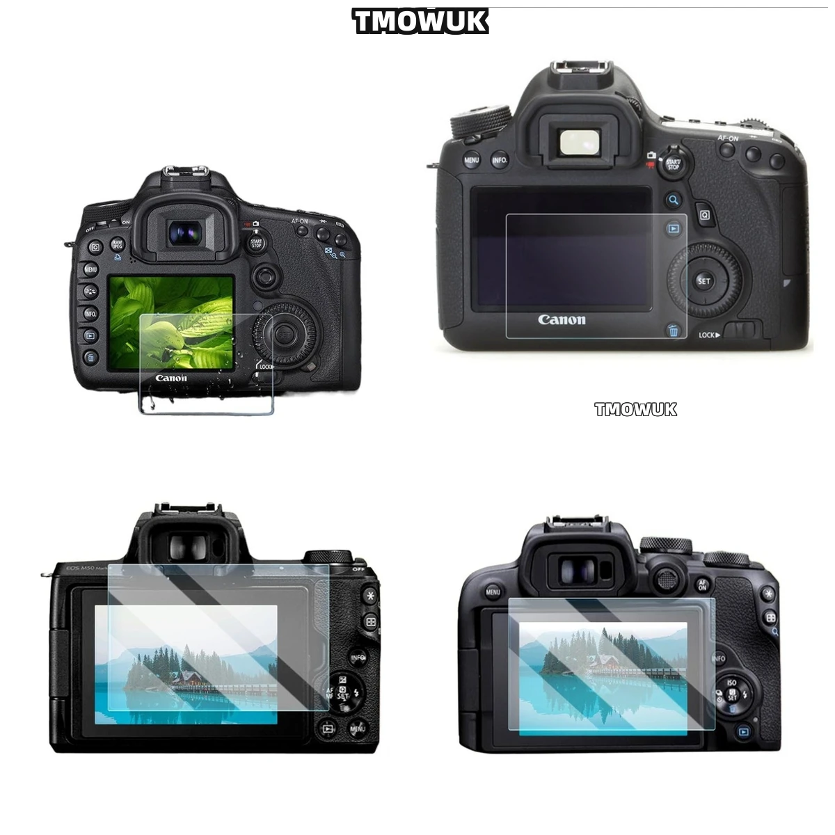 

For Canon R6 R7, Robust Anti-Scratch Solution, 9H Tempered Glass For Camera LCD.