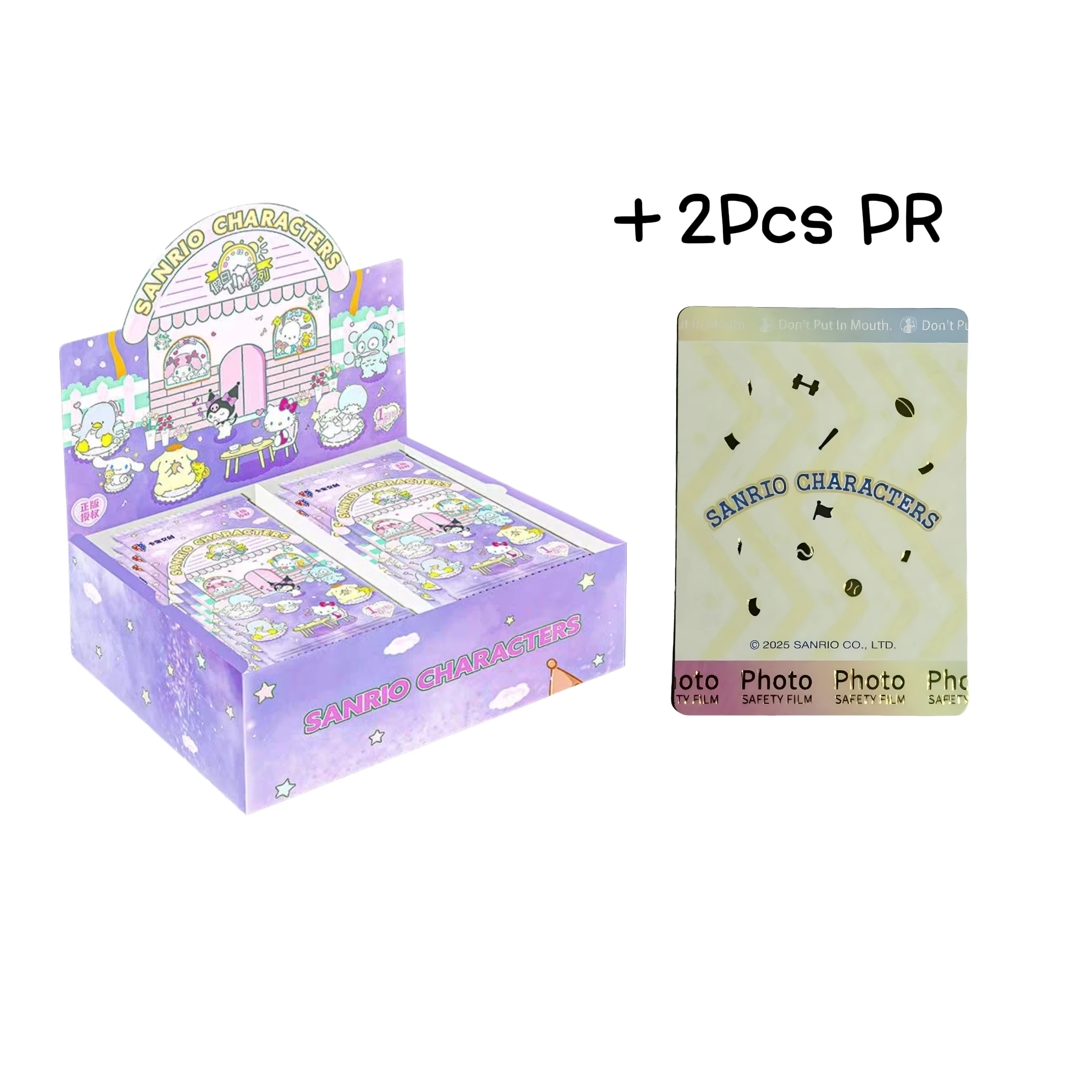 Original Box Card Sanrio Cute Anime Genuine Authorization Party Plan Characters Kuromi Kitty Melody Collection Birthday Gift image 3