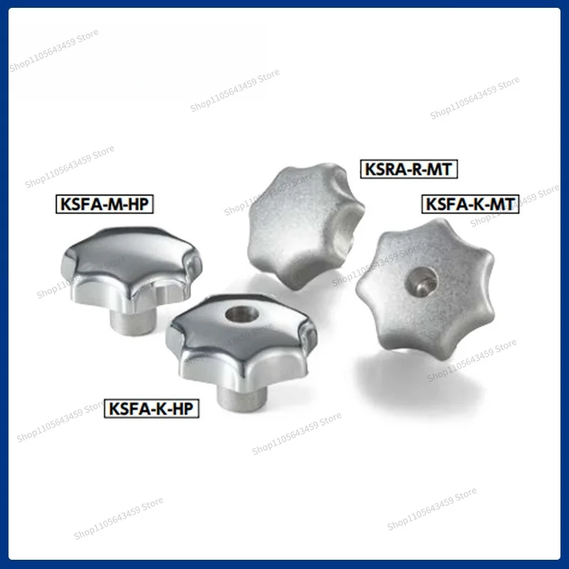 For heptagonal knobs, polygonal reaming aluminum alloy, mechanical parts screw fasteners