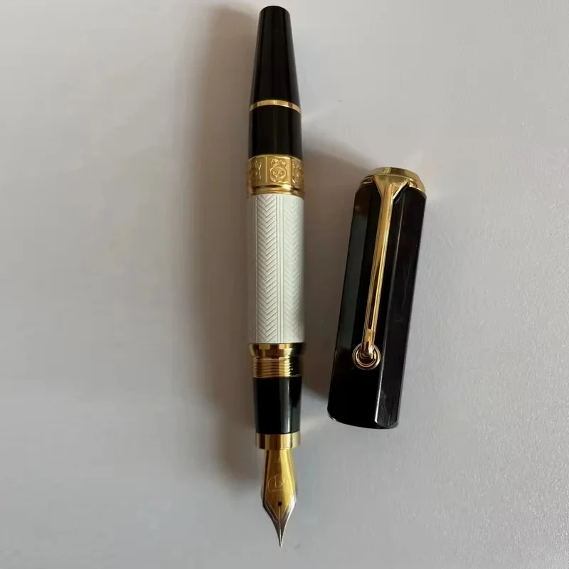 

LEMON M5 Fountain Pen High-end Acrylic Piston Panda Pattern EF F Nib Writing Pen Office School Business Gift