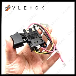 Switch For Makita HP457D DF457DWE DF457D HP347D DF347D HP457 DF347DWE 638887-6 Power Tool Accessories Electric tools part