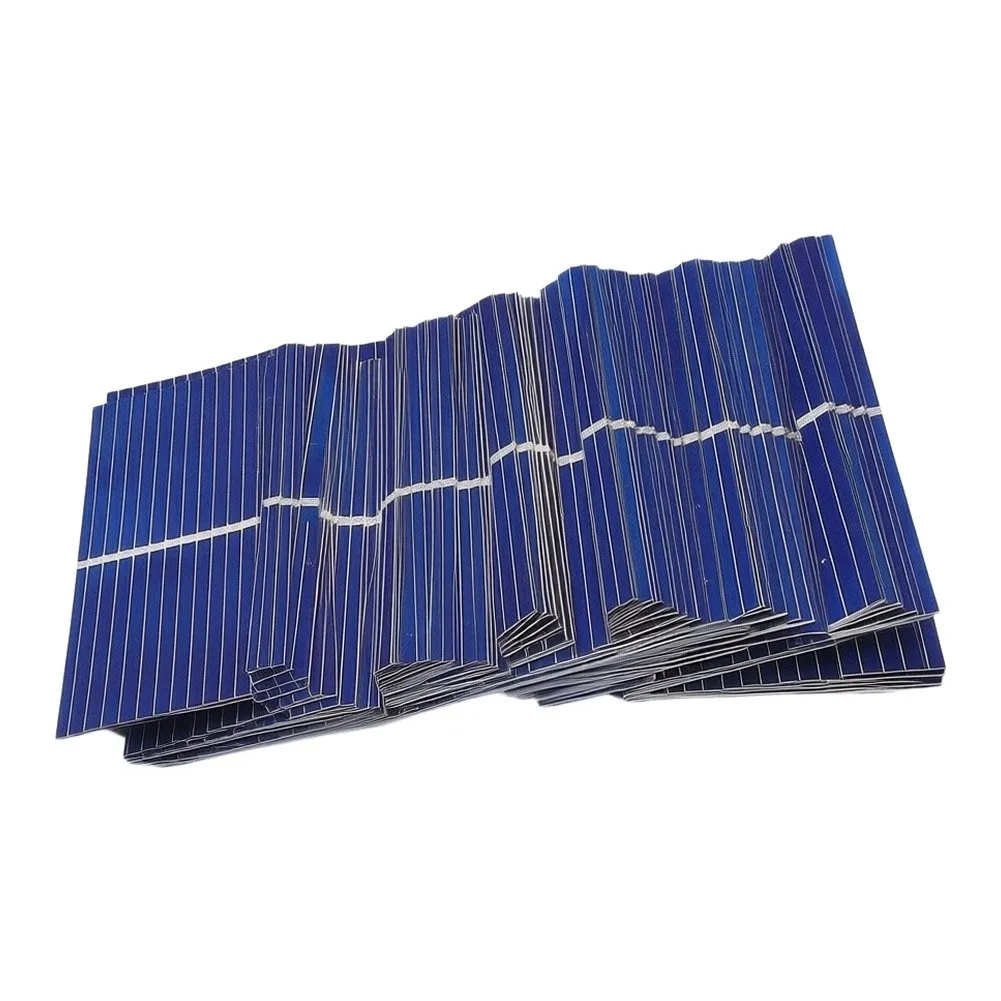 100pcs for mini For Solar Cells Polycrystalline Silicon 0 5V 39mmx19mm for Building for custom For Solar Panels and Energy