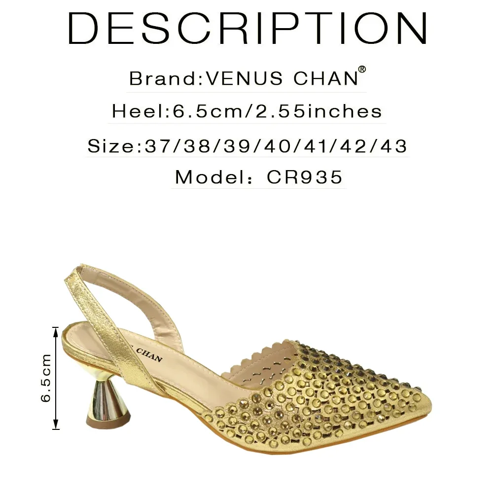 Shiny Gold Rhinestone Shoe & Bucket Bag Set | Pointed Crystal Heels, Womens Lux Wedding Eve Bridal Formal Prom Match Purse Kits