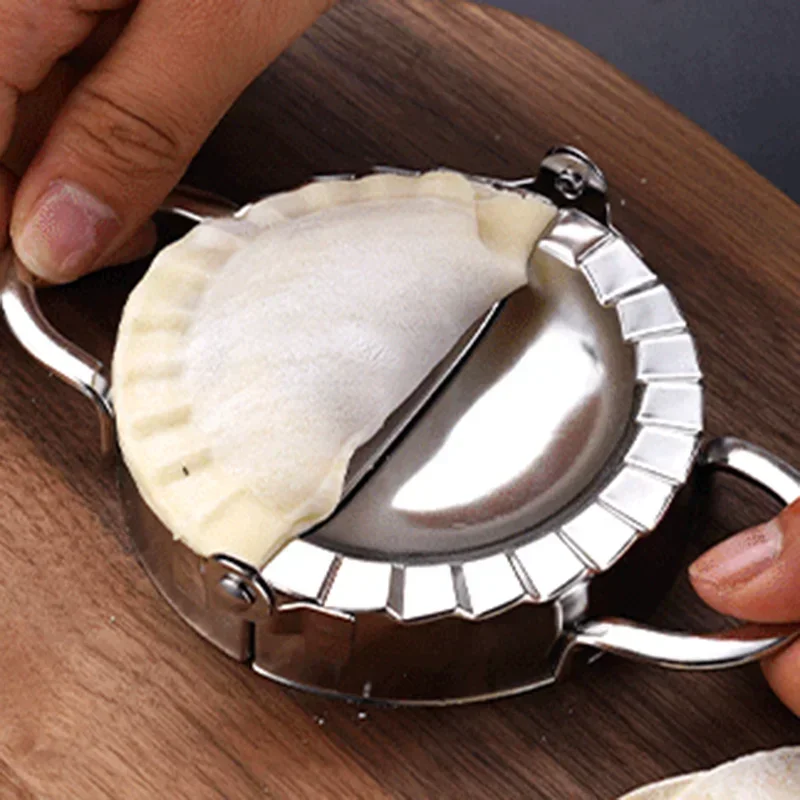 Stainless Steel Dumplings Tool Dumpling Mold Household Manual Press Kitchen Pastry Baking Dumpling Maker Accessories