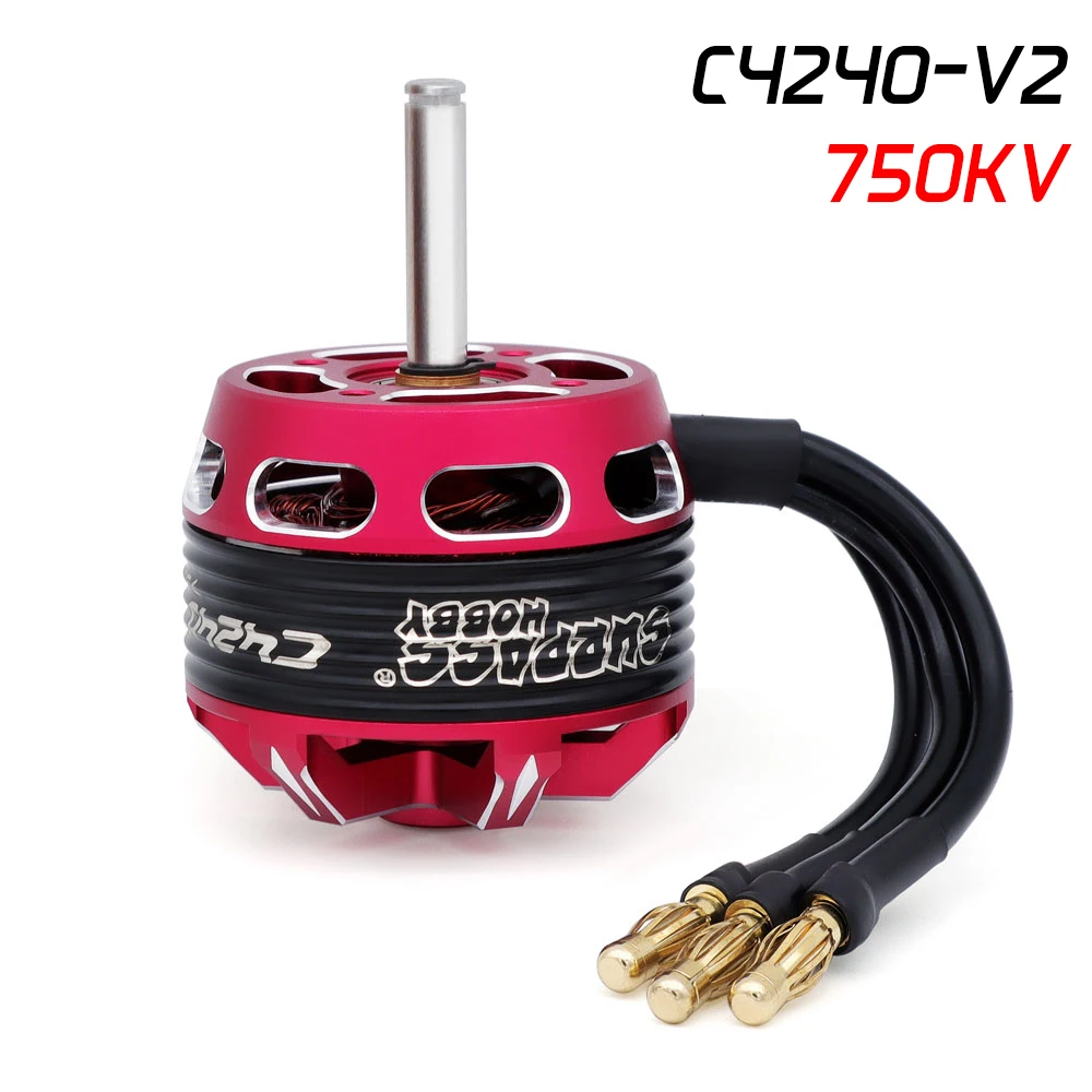 OVERTREFFEN HOBBY RC Borstelloze Motor Outrunner C28/C35/C42/C50 Serie Flier V2 14 Polen CNC voor Alle Vaste Vleugelvliegtuigen Model
