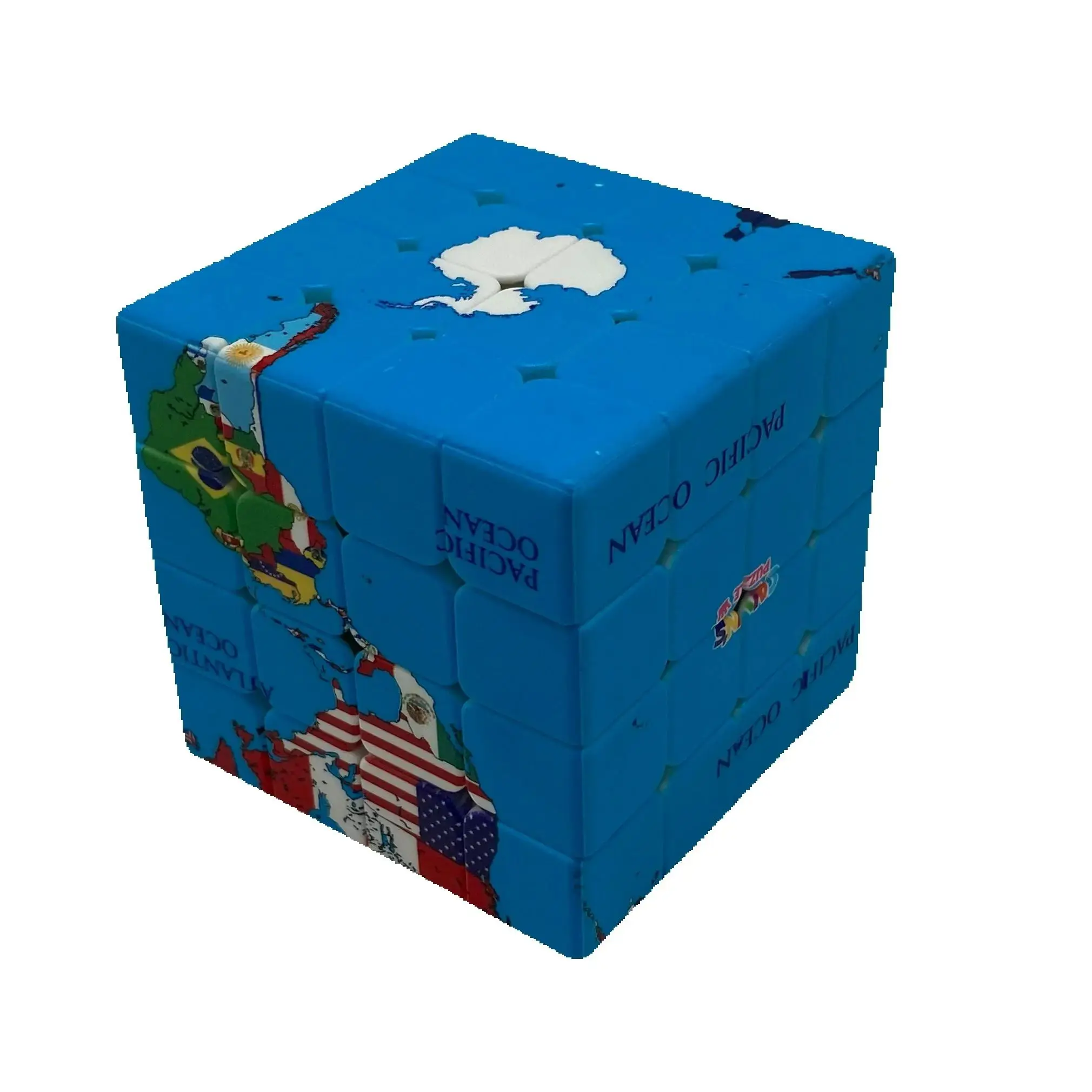

Calvin Flag World Map 4x4 Magic Cube Strange Shape Magic Cube Puzzle Toy Children Gift Cubo Magico Puzzle