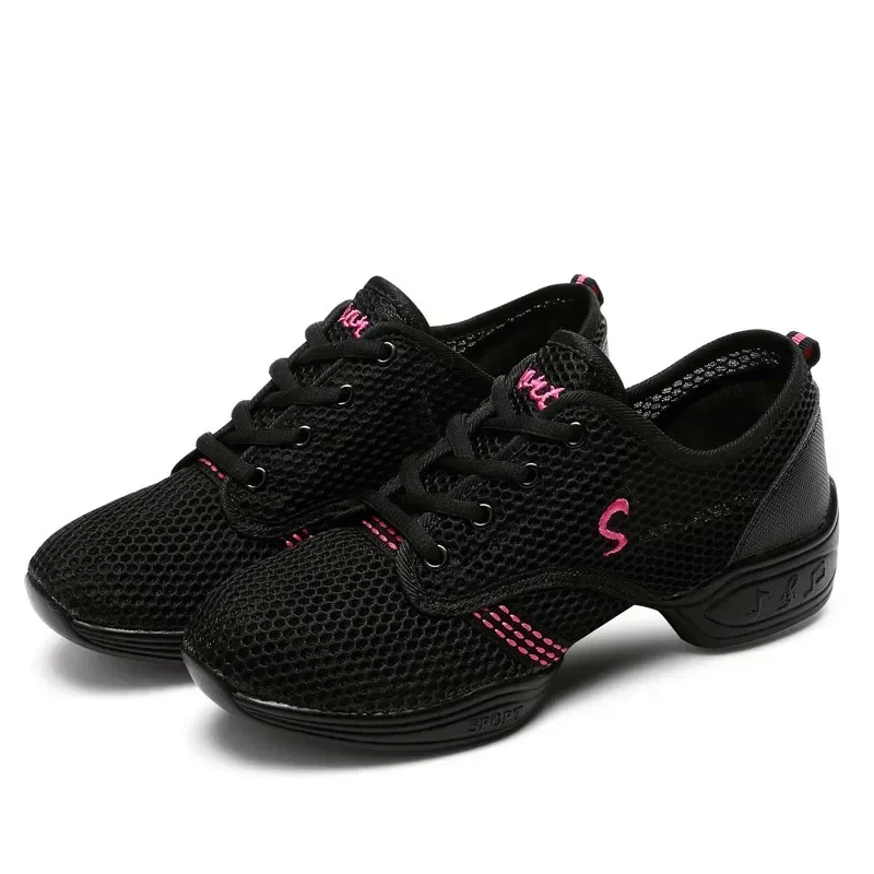 Licht ademende damessneakers Dansschoenen Zachte buitenzool Designer Schoenen voor dames Jazzdansschoenen Gym Trainer Zapatos Mujer