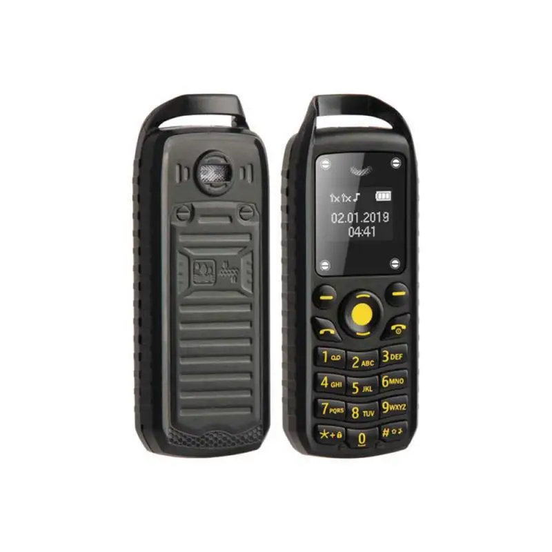 GAT BM25 Button Mini Mobile Phone 2 SIM Standby Bluetooth Dialing Surround Wear Blacklist Smallest Backup Cellphones for Sports