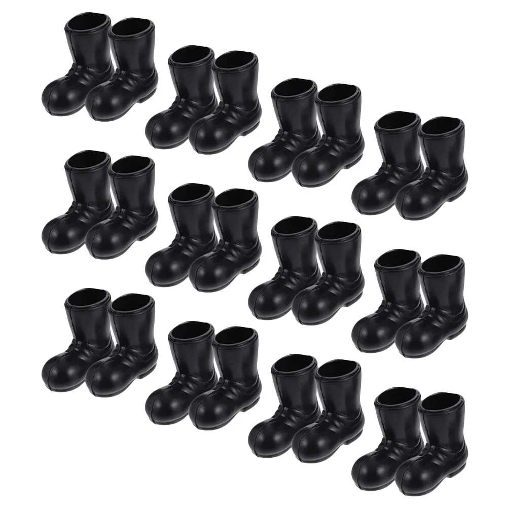 30 Pcs Makeup Costume Props Christmas Booties Decorations Outdoor Mini Santa Boots Miniature