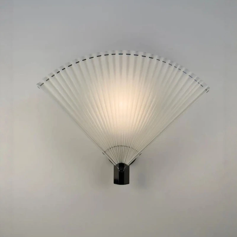 Retro Butterfly Folding Fan Shaped Wall Lamps Wabi Sabi Style Zen Tea Room Restaurant Coffee Shop Parlor Delicate LED Sconces