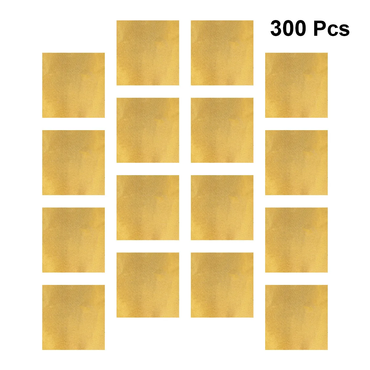 300Pcs Premium Tinfoil Wraps Gift Wrapping Paper Bright Color Aluminum Foil Food Grade for Wedding Candy Tea Chocolate Brown