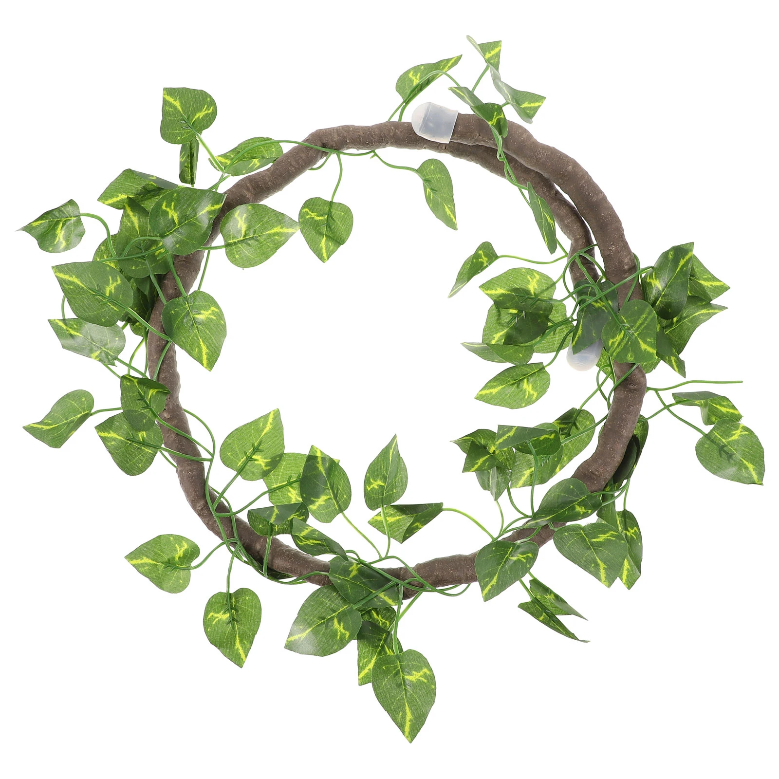 

1 set 1 Set Artificial Vine Reptile Cage Simulation Rattan Pet Tank Decoration Lizard Climbing Ornament Lifelike Green Leaves