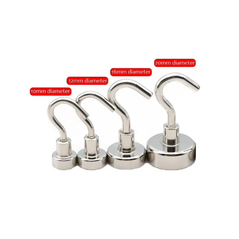 1/2/3/4/6/8pcs Forti Ganci Magnetici Gancio Portaoggetti Multiuso di Stoccaggio Per La Casa Cucina Bar di Stoccaggio Chiave Appeso gancio