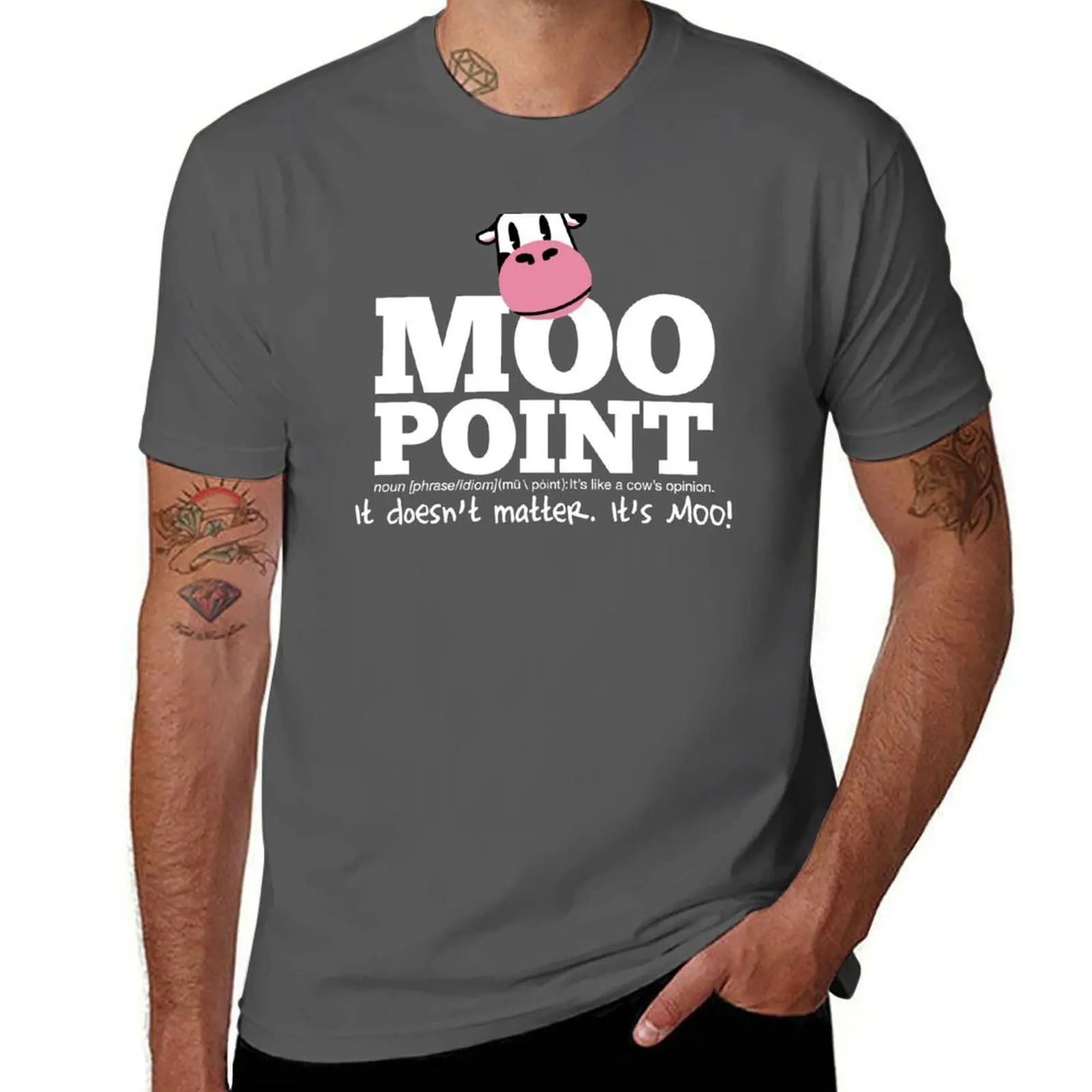 A Moo Point T-Shirt street wear new edition man t shirt Men's t-shirt