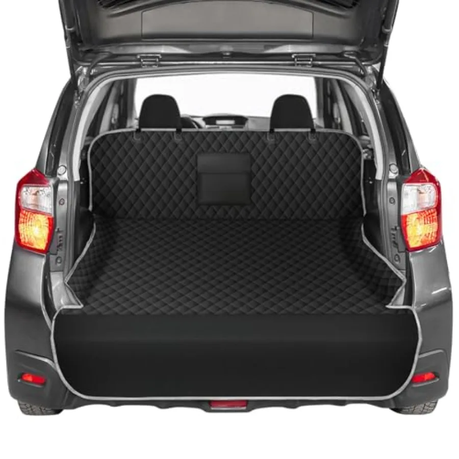 

SUV Cargo Liner for Dogs - Waterproof Dog Car Seat Cover Mat for SUVs, Sedans, Vans and Trunks with Non-Slip Bumper Flap Protec