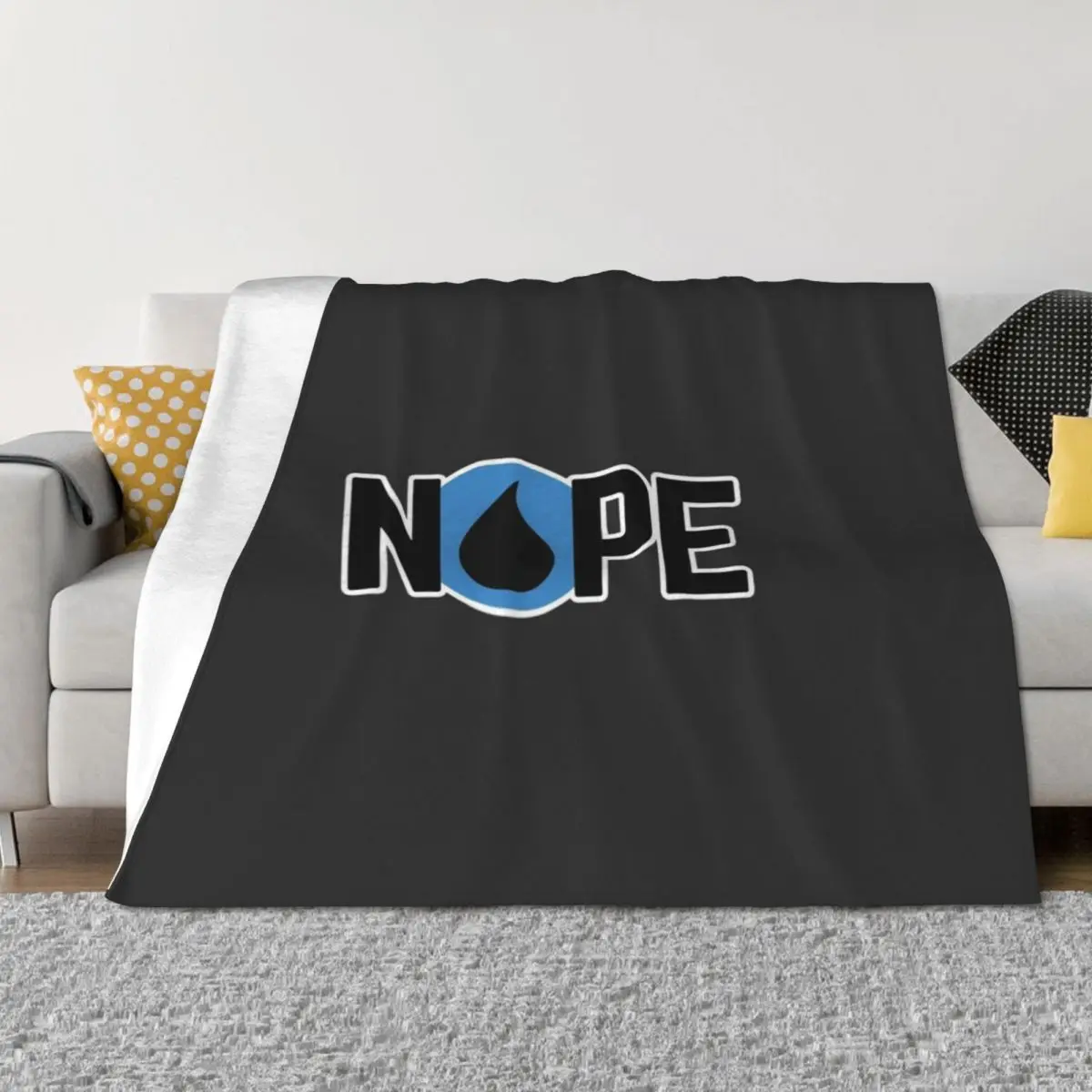

NOPE Counter Magic the gathering MTG humor Throw Blanket Sofas warm winter Flannel Camping Blankets