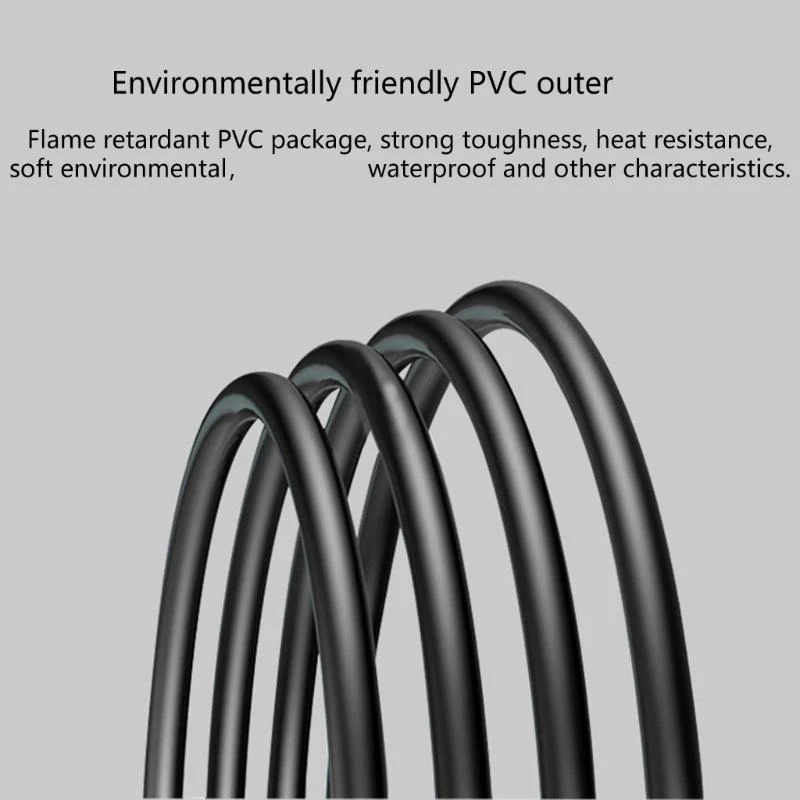 1 to 2 Power Adapter Cable, IEC320 C14 to Double EU4.0mm Female Connectors Cord Power Wire 30cm Length