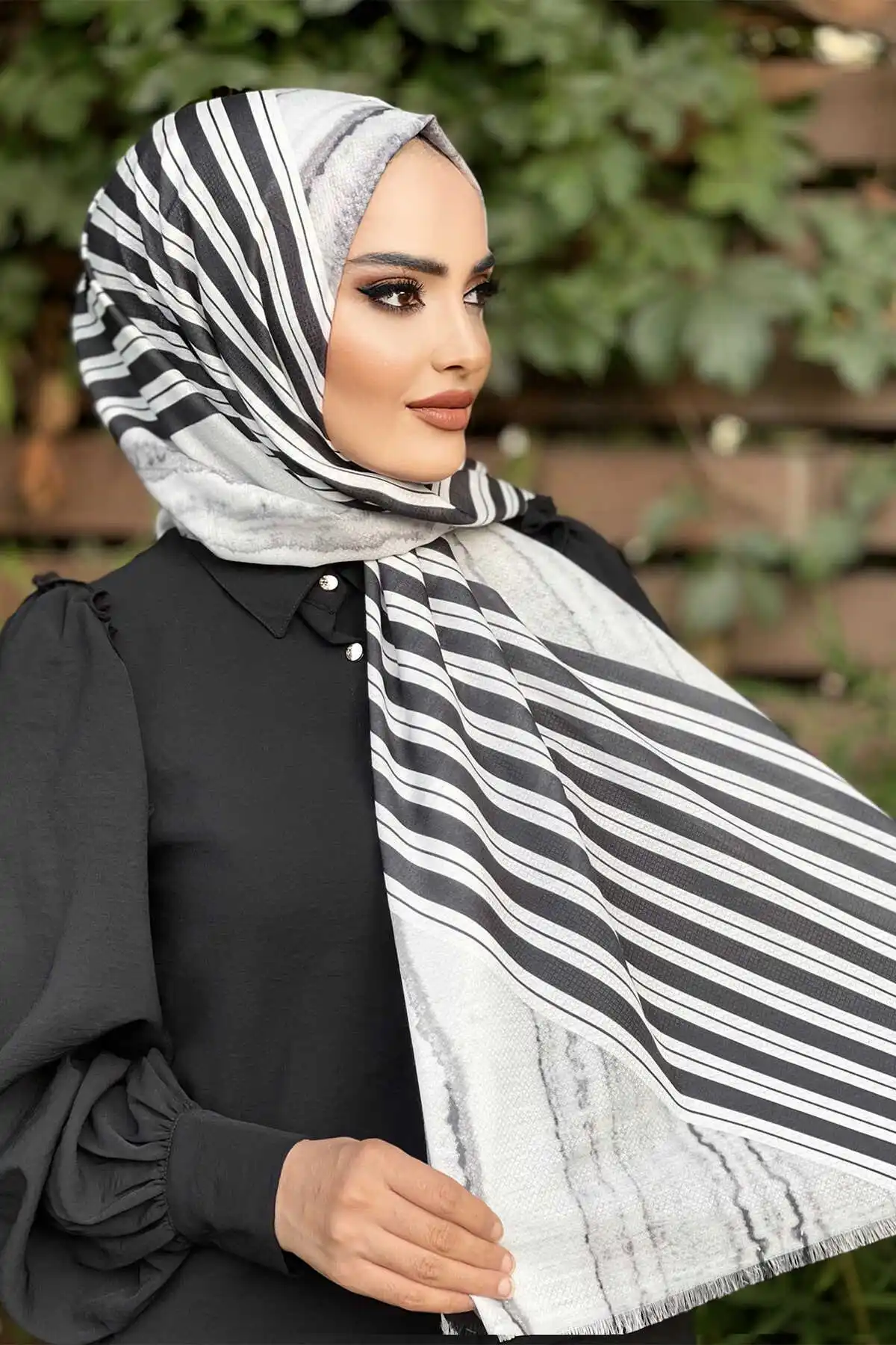 Cotton Pattern Shawl E- -Winter Autumn 2021 Muslim Women Hijab headscarf Islamic Turkey