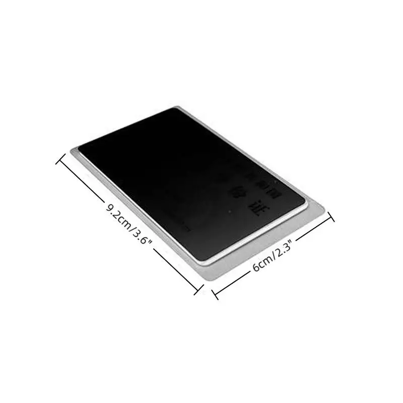 Document Protective Holder, Double-sided Anti-peep and Anti-leak Design