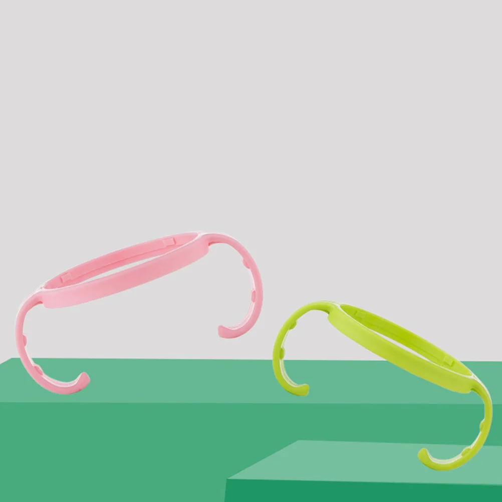 

6 шт., ручки для бутылочек для кормления, эргономичные аксессуары для кормления детей, 7 см, прочная ручка для бутылочки для кормления из полипропилена с широким горлышком