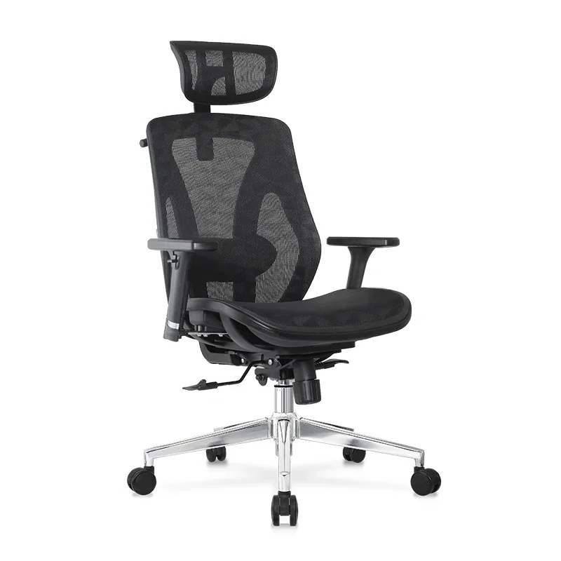 Breathable Mesh Lifting Computer Chair Home Office Chair Boss Seat Waist-protected Rotary Seat Backrest Office Gaming Chair