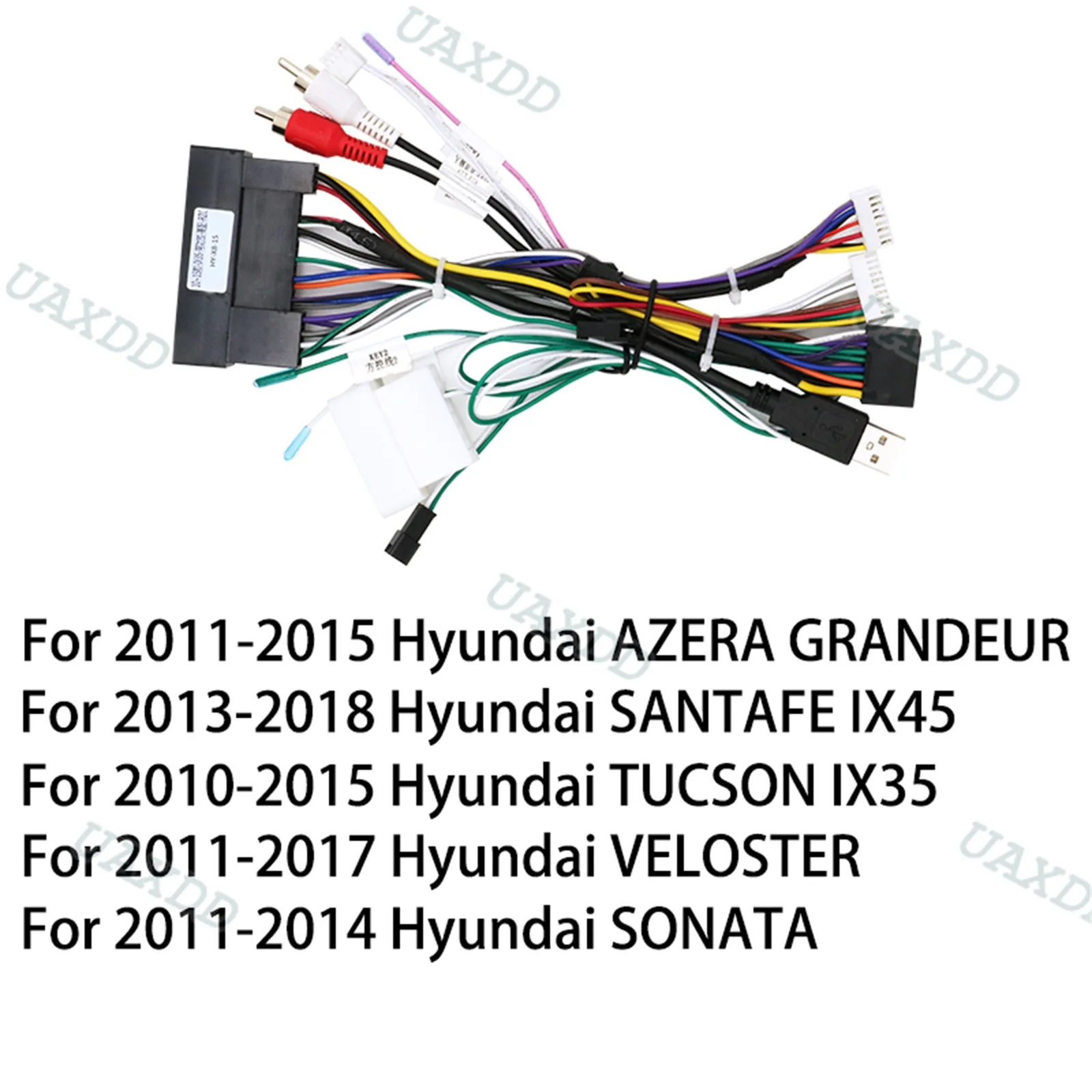 2 Din Line Car Current FOR HYUNDAI 2019 KIA K3 2018 Sonata 9 IX45 Kia KX5 IX35 2016 TUCSON 2015 2016 Kia K5 2016 MISTRA Cable CD