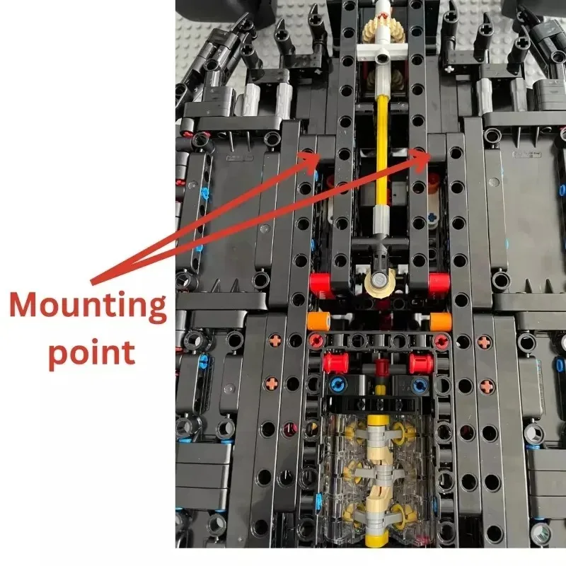 1/2/5pcs DIY Wall Display Bracket Wall Mount Hook Holder for Lego 42171 Mercedes-AMG F1 W14 E Performance