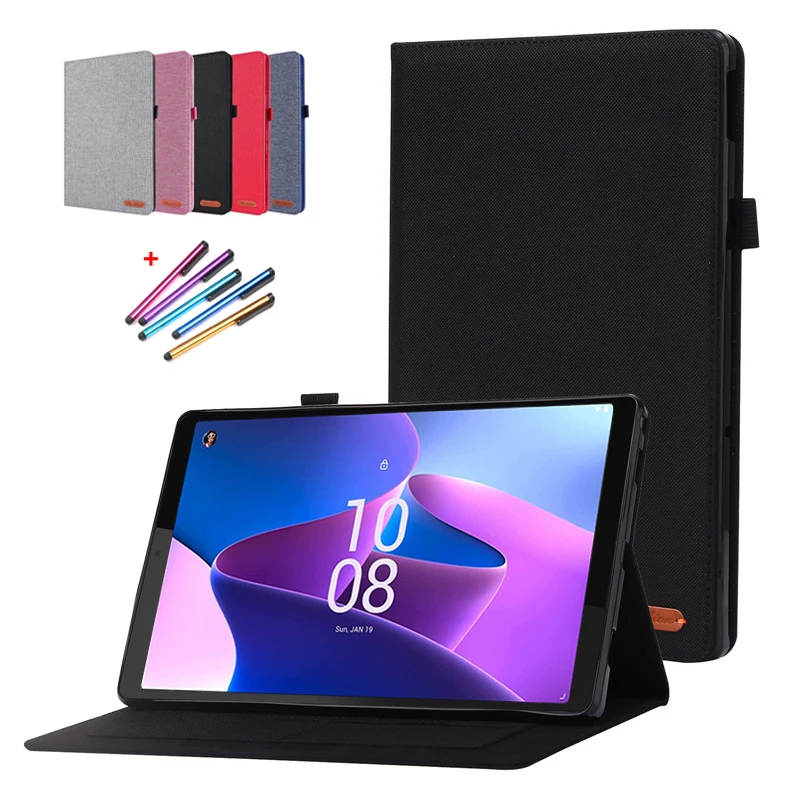 GEFENIS Coque For Lenovo Tab M10 3rd Gen Case 10 1 Inch Soft Fabric Stand Flip Cover For Lenovo Tab M10 Gen 3 Case 10.1