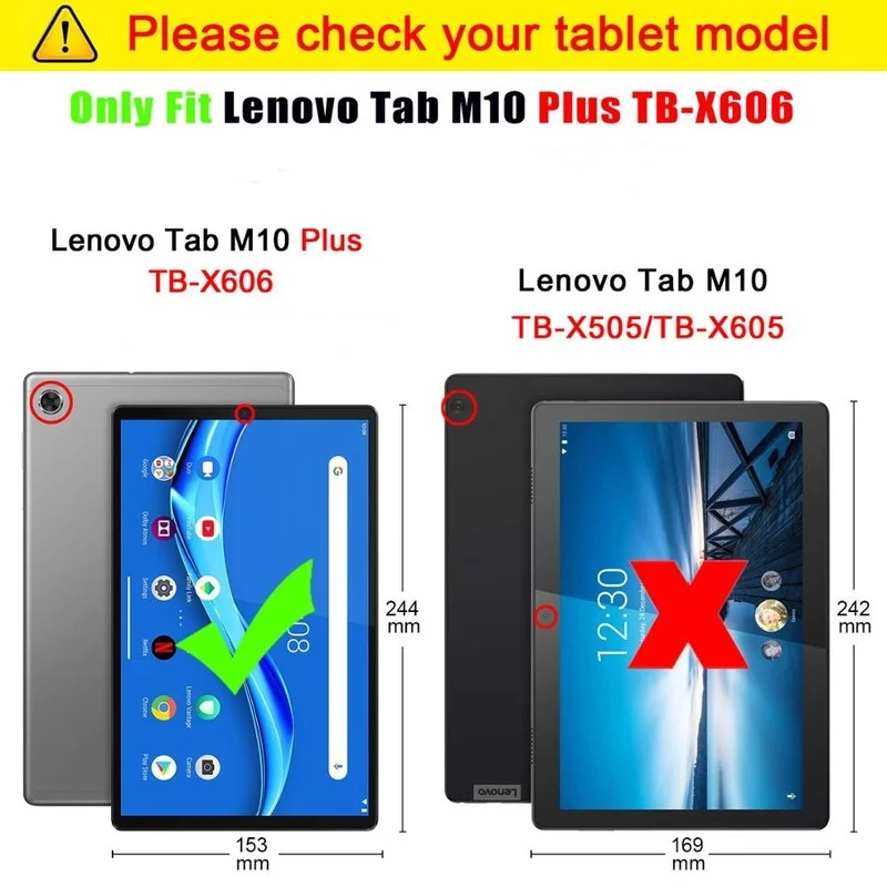 Case for Lenovo Tab M10 Plus TB-X606F TB-X606X 10.3 inch Magnetic Folding Stand Tablet Cover for lenovo tab m10 fhd plus Case