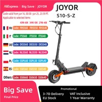 JOYOR S10-S-Z Electric Scooter 10 Inch Air Tires 60V 18Ah Battery 2*1000W Dual Motor E- Scooter, 65Km/h Max Speed Adult EScooter