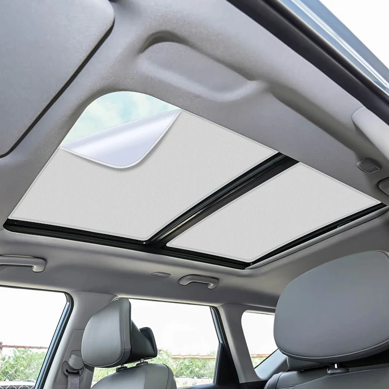 Auto-Sonnenblende aus Wildleder-Gewebe mit UV-Schutz und elektrostatischer Adsorption für KIA EV5 OV 2023-aktuell, Wärmeisolierung für Dachfenster