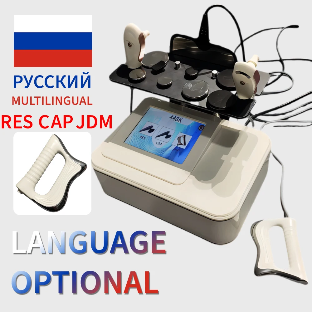 

Portable 448KHz Russian System Multi-language Physiotherapy Body Shaping RET CET JDM Body Sliming Weight Loss