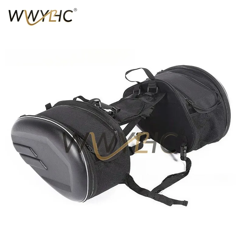 Adequado para sacos de capacete de sela lateral multifuncional para assentos traseiros de motocicleta, armazenamento de assento traseiro, sacos de bor