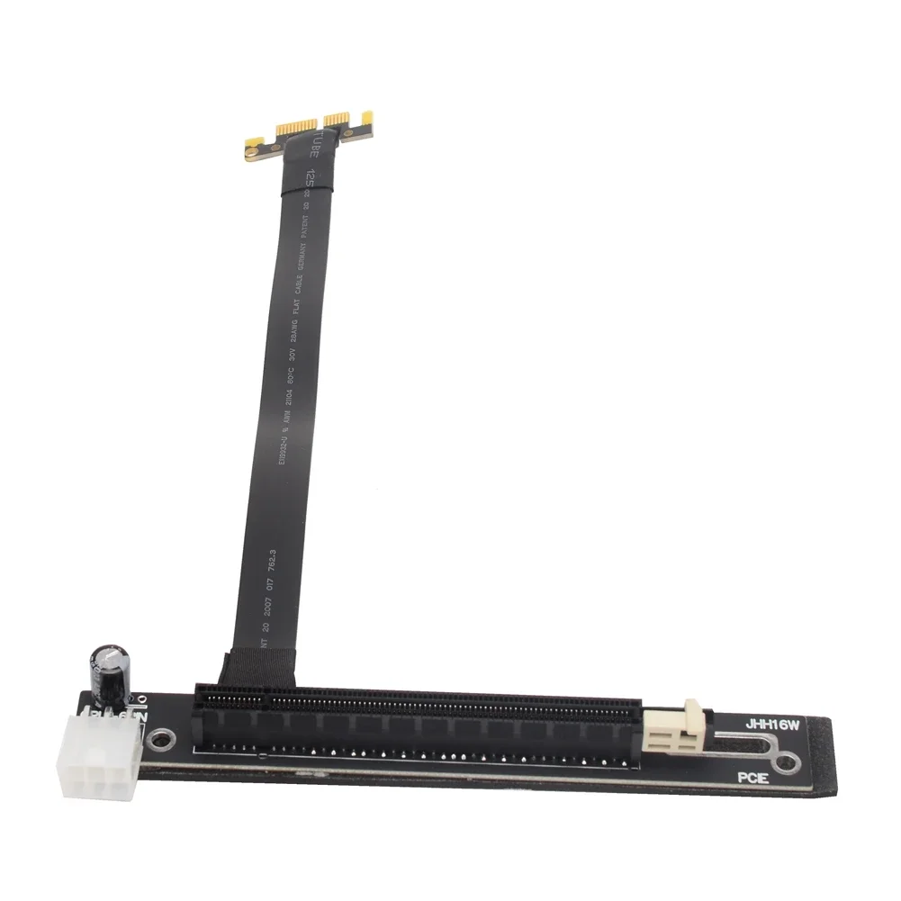 كابل تمديد بطاقة الناهض PCIe 1x إلى 16x 6Pin Power لا حاجة إلى USB Gen3.0 PCI-E X1 X16 GPU كابل للتعدين Nvidia AMD Bitcoin BTC