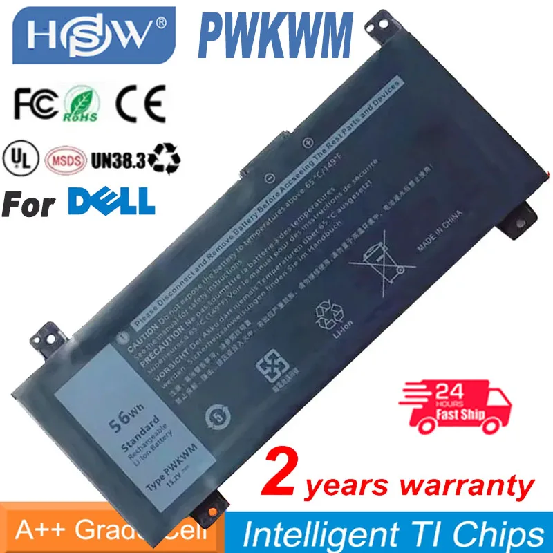 

Новый аккумулятор PWKWM 56Wh для Inspiron 14-7466 14-7467 14-7000 Series P78G 0M6WKR