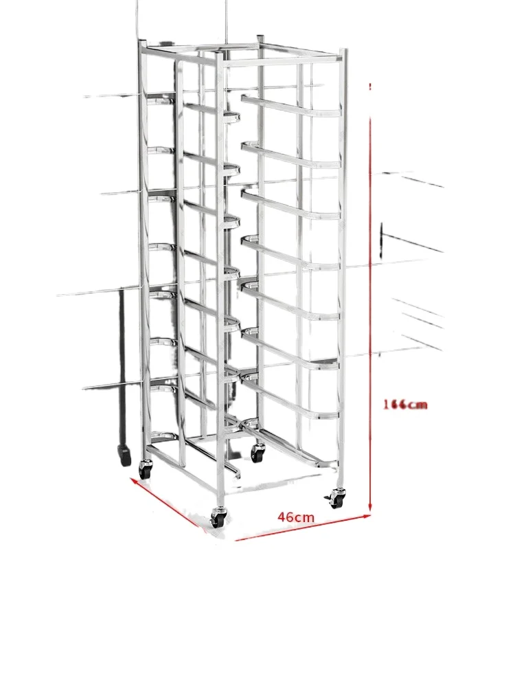 CX commercial stainless steel grill, baking rack trolley bread toast drying rack
