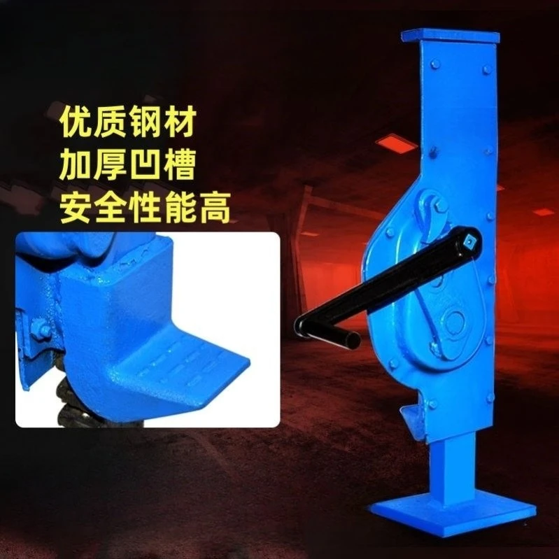 15 tons 10 tons hook hoist mechanical mine rack railway hand crank