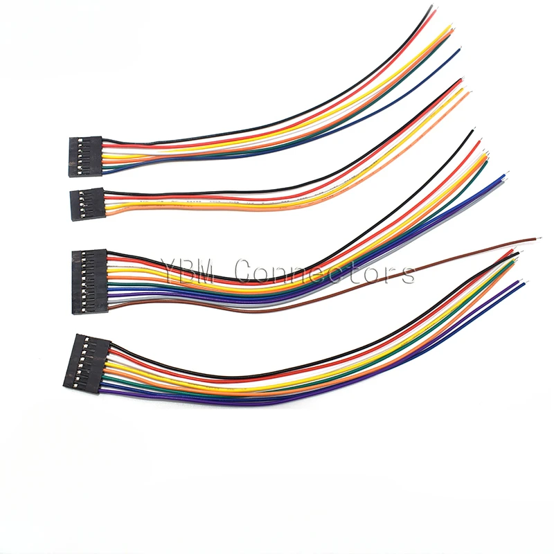 

Dupont line 10/20/30cm 2.54mm Female to Female 2P/3P/4P/5P/6P/7P/8P/9P/10P Color Breadboard Cable Jump Wire Jumper