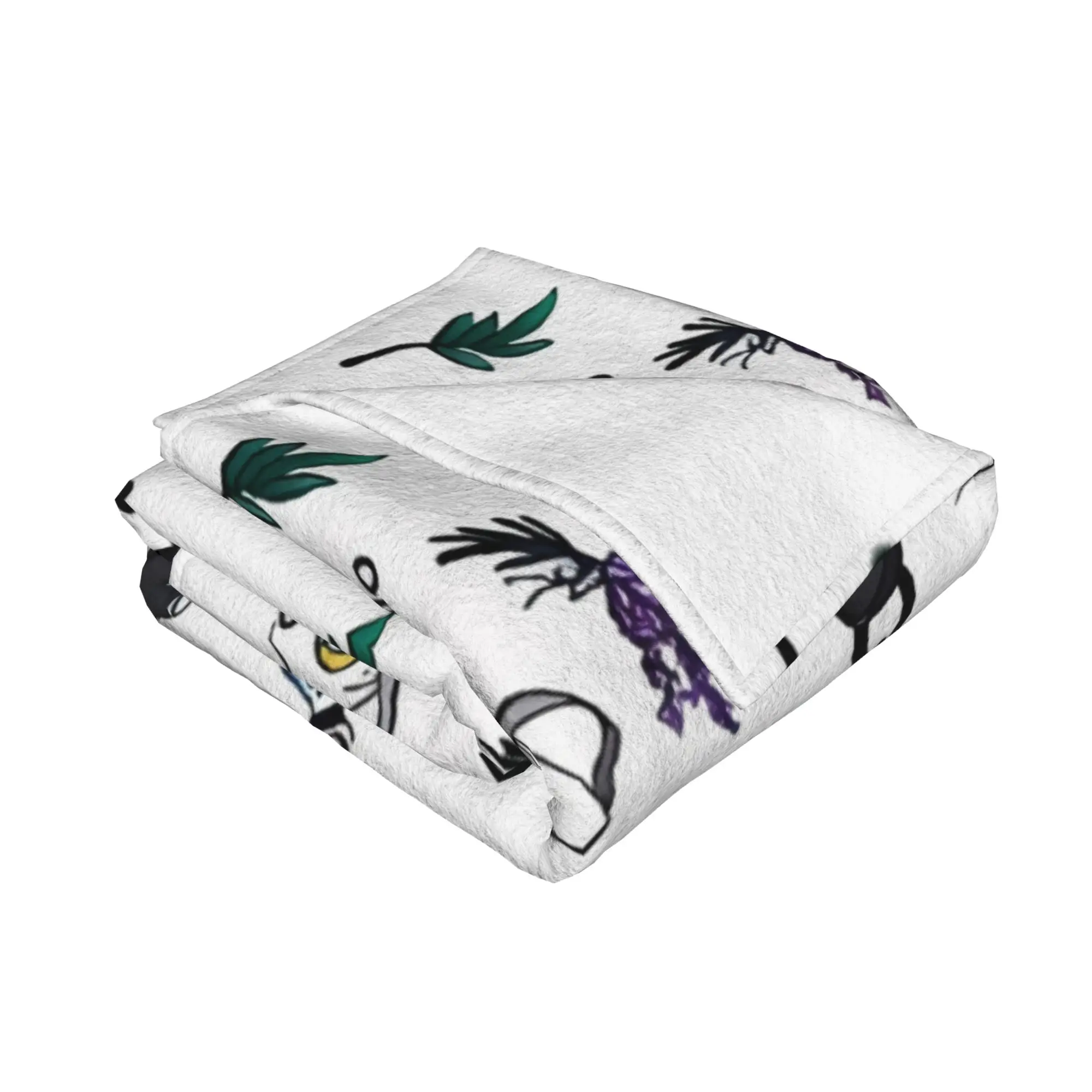 1PC home Cute Room Decor Cute Plague Doctor Blanket Throw Blanket Plague Doctor Novelty Warm Blanket All Season