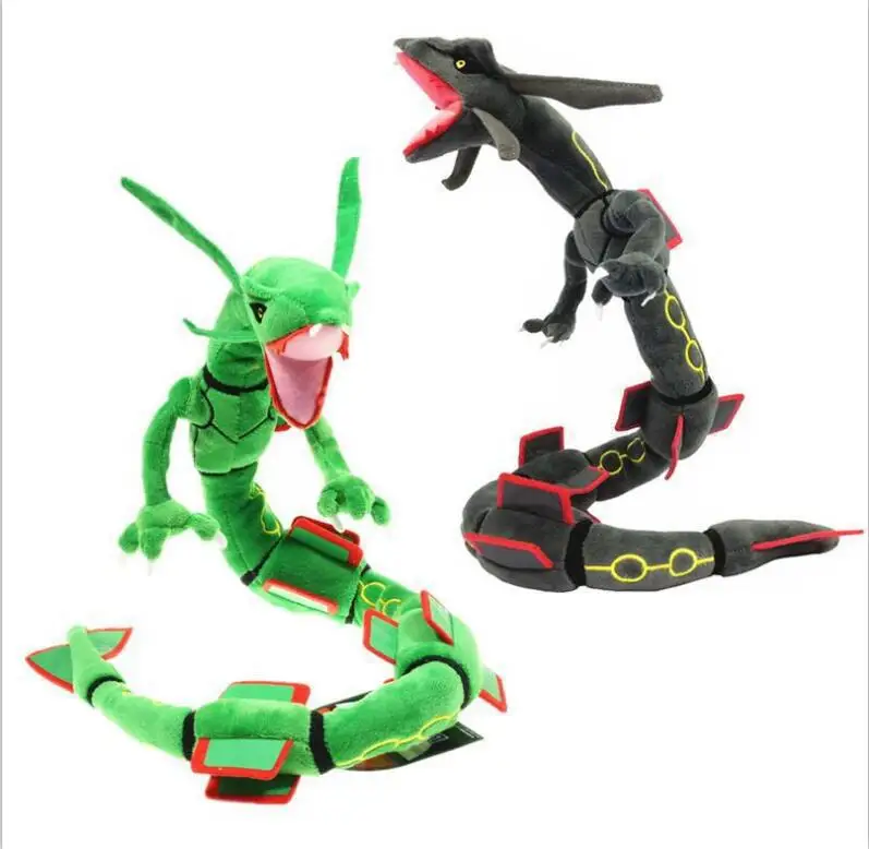 

10pcs/lot Anime Pokemon 80CM Sky Dragon Animal Dolls Children Toys Figures Pokémon Rayquaza Pokemon Plush Dolls For kid Gifts