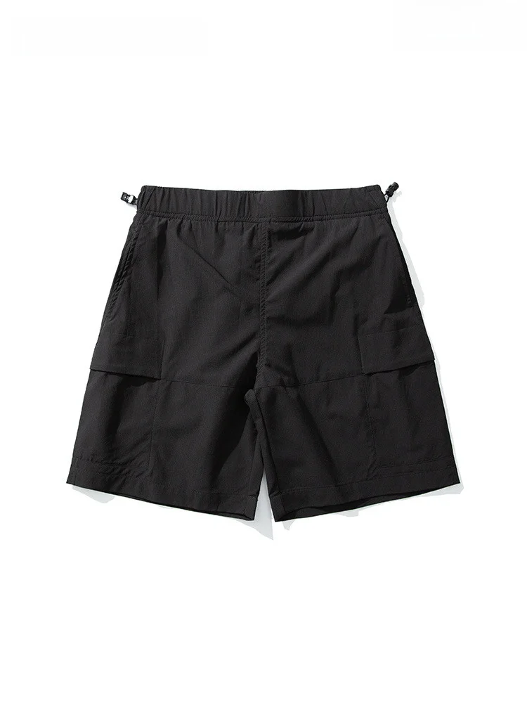 

Men's Summer Thin Qui Dry Sport Casual Loose Straight Leg Trendy orts Faionable Polyester Fiber Low Waist Youth Sle