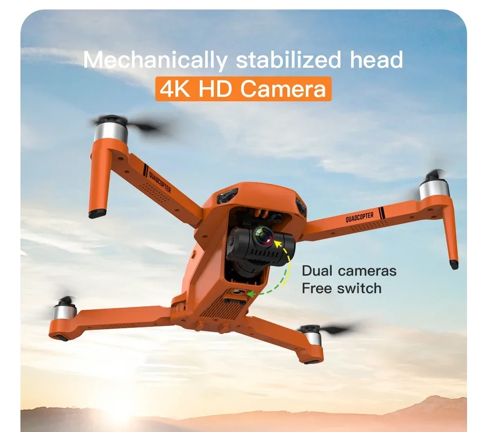 New KF102 GPS Drone 4k Profesional 8K HD Camera 2-Axis Gimbal Anti-Shake Aerial Photography Brushless Foldable Quadcopter 1.2km