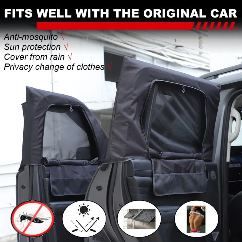 

For GWM Haval H9 2024 -2025 Doors and Window Covers Car Window Covers Sun Protection and Mosquito Protection Outdoor Auto Parts