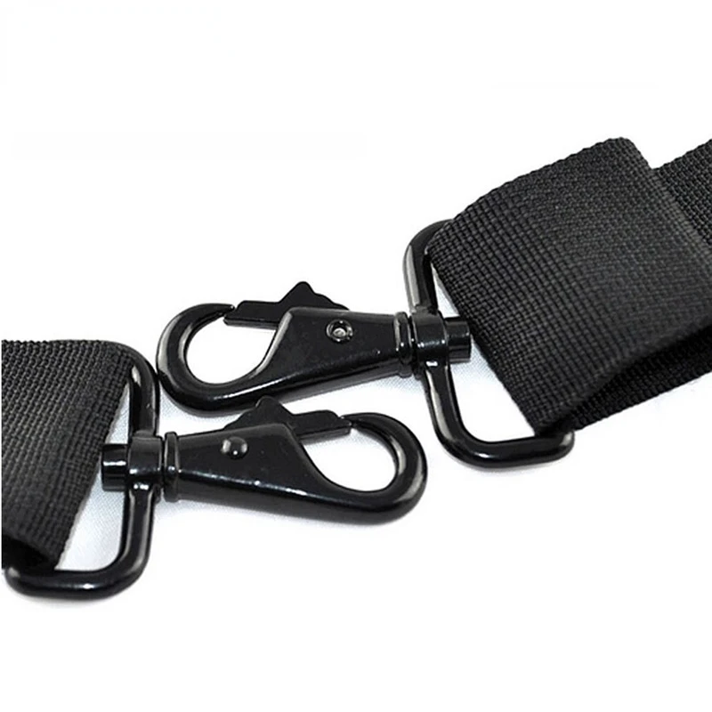 Black Adjustable Shoulder Bag Strap with Double Hooks for Canon Nikon Laptop Computer Camera Stabilizer Bag
