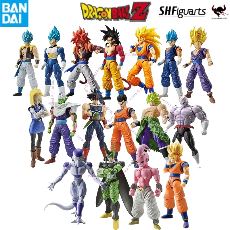 متوفر في المخزون بانداي الأصلي لعبة دراغون بول أنيمي الشكل الارتفاع سون جوكو فيغيتا سون جوهان خلية فريزا عمل الشكل جمع هدية