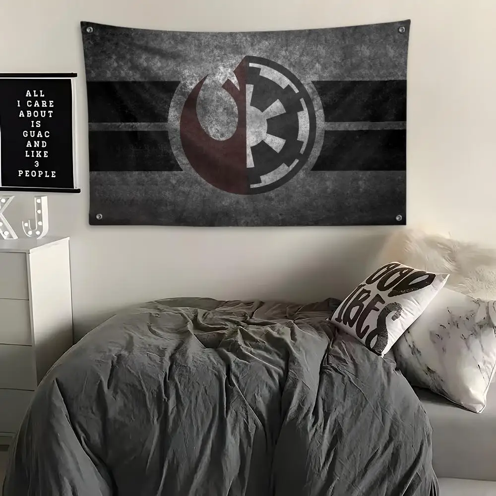 G-Galactic E-Empire Rebel Flags, individuelle Flaggen für Camping, Outdoor, Garten, Zimmer, Schlafzimmer, Dekoration, Party-Hintergründe, Wandkunst, Familiengeschenke – Detail 14