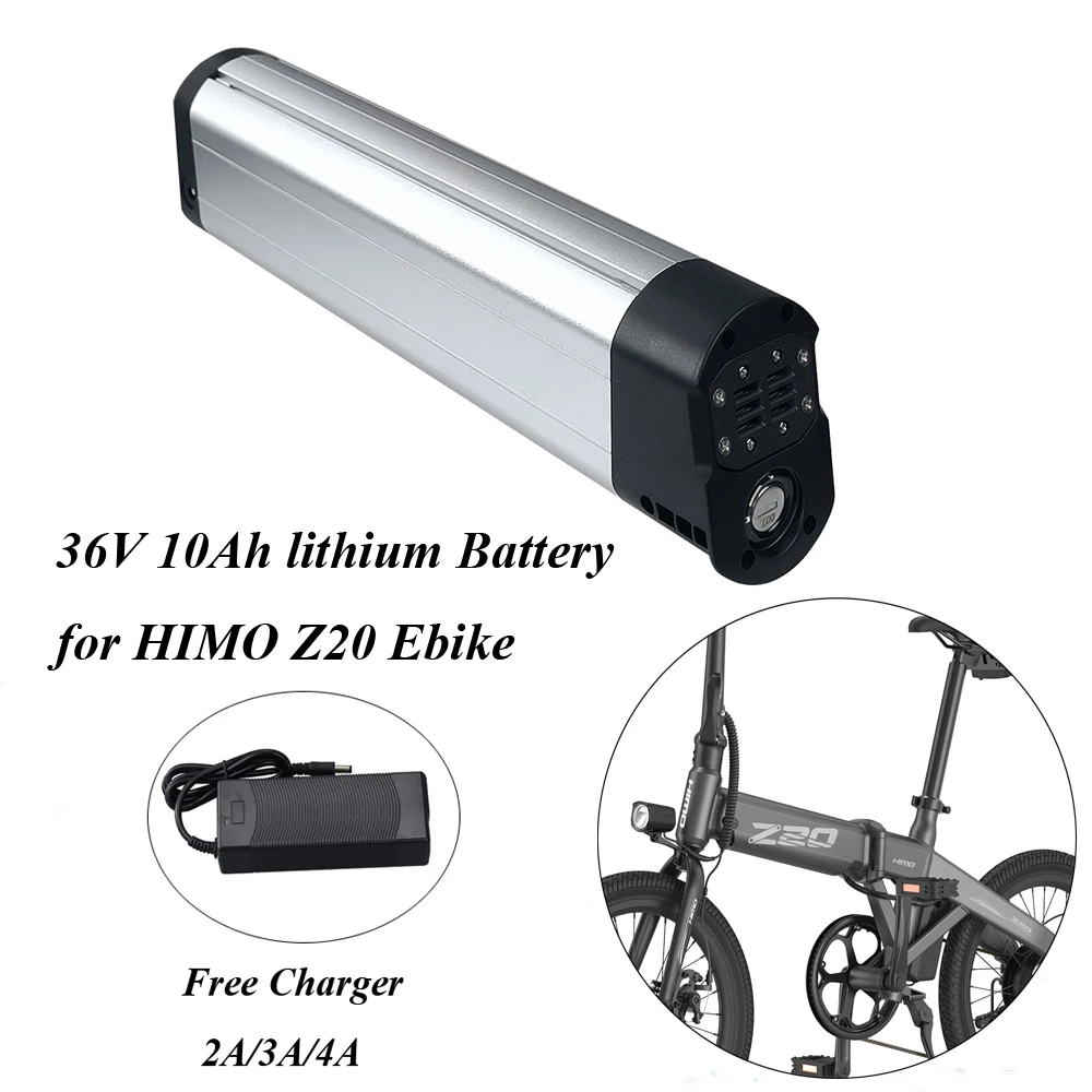 HIMO Z20 20 Inch Folding Electric Bike Bicycle Battery 36V 10Ah 48V 10Ah HIMO Z16 ZB20 Foldable Ebike Battery 360Wh 480Wh